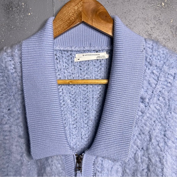 Anthropologie Brushed Sweater Cardigan Wool Blend. Size Medium Petite - Picture 6 of 15